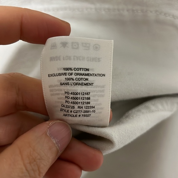 Aritzia Wilfred cream zenith chore jacket sz xs xsmall preloved - Picture 5 of 5